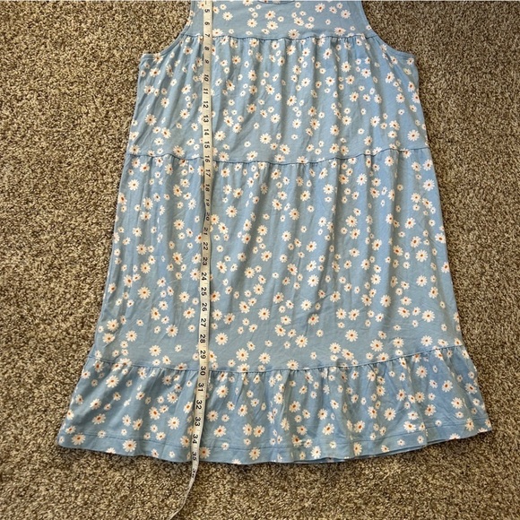 Koolaburra by UGG Cotton Rayon Tiered Cottage Lounge Dress Floral Casual Comfy - Picture 8 of 8